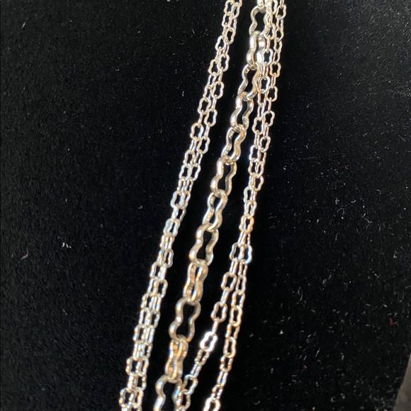 Christopher Banks Silver Colored 20" Necklace NWT - Picture 2 of 4